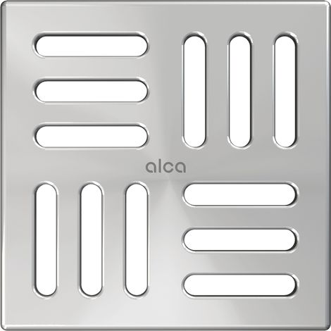 AlcaDrain Design Rost  102×102 mm Edelstahl  für Bodenablauf
