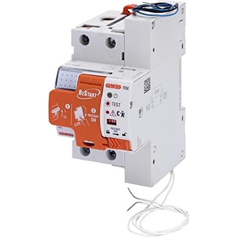GEWISS GWD4227R - Interruttore Magnetotermico Differenziale Con Modulo Di Riarmo Automatico 2P Tipo A C16 30mA 4500A (1/8)