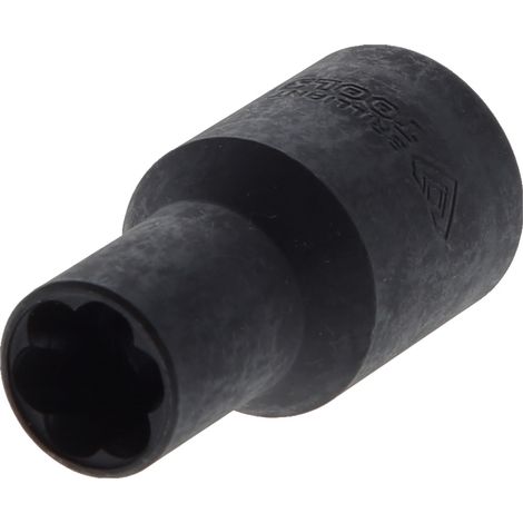 BRILLIANT TOOLS 1/2" Spiral-Profil-Stecknuss 11 mm - BT026002 (1/5)