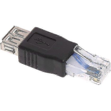 Adaptateur routeur réseau Ethernet LAN USB Type-A femelle vers RJ45 mâle (1/5)