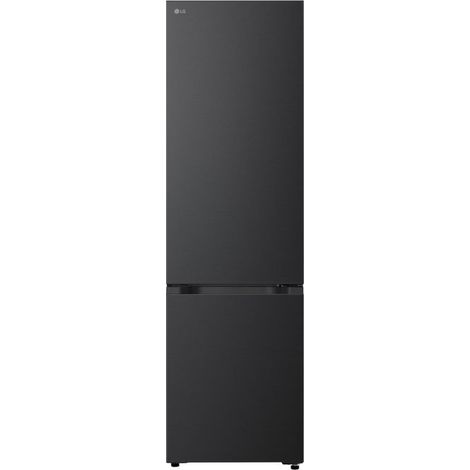 LG GBBS726BEV Frigorifero combinato Fit & Max 60cm, Classe B, 375L, AI Inverter, Black Steel