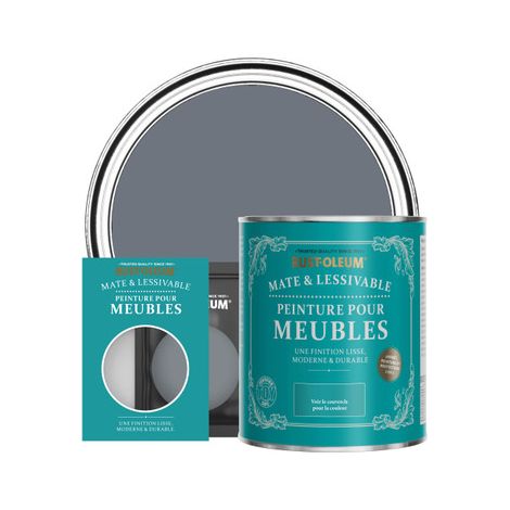 Peinture pour Meubles Mate & Lessivable - Gris Marine (1/2)