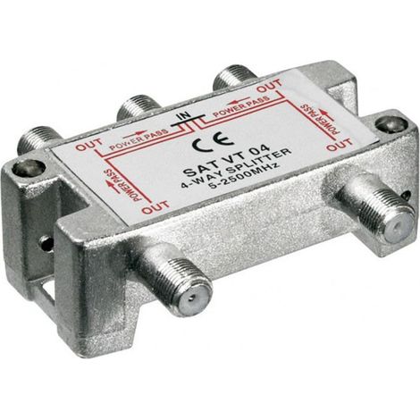 Décodeur goobay 67003 répartiteur satellite 5-2500 MHz 4 sorties