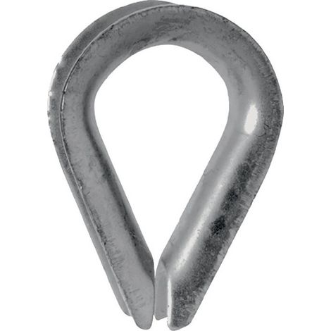Redancia DIN 6899 forma B 4 mm dimensione nominale fune 3,5 mm ZN con scanalatura profonda PU - 100 pz. (Per 100)