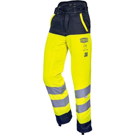 Pantalon anti-coupure Pantalon glow jaune cl 3 type a SOLIDUR HVPA3A (1/2)