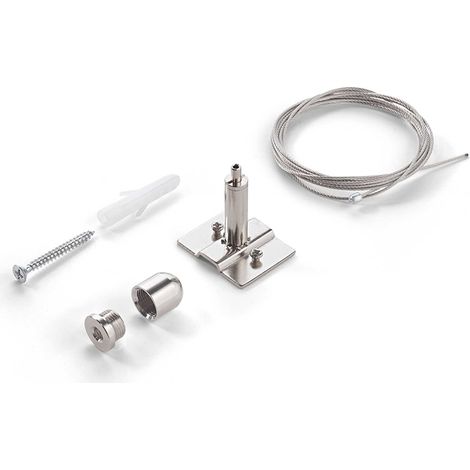 Kit Sospensione Solo Cavo Ego Alluminio Bianco 2M