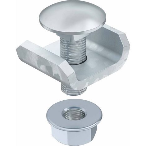 OBO Bettermann Connecteur en U pour chemin de câbles grillagés 24x28x30 Acier galvanisé à chaud, 6016573 (1/2)