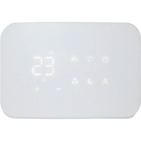 INNOVA Comando a Muro Bianco M7 Display RS485-WIFI Integrato Completo di Termostato e Sonda Temperatura e Umidità - EFB749II
