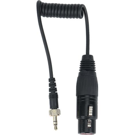 Câble audio universel Saramonic à verrouillage TRS 3,5 mm vers 3,5 mm vers XLR femelle pour récepteurs sans fil (1/4)