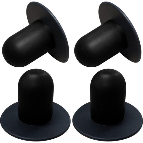 ZHIJIA PREMIUM Lot de 4 bouchons de filtre pour pompe de piscine Intex et Bestway (Noir) (1/4)