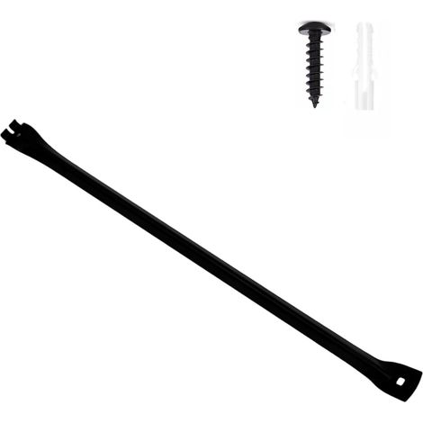 Accessoires pour VR : support métallique de 17 pouces, support porteur pour étagères en filet (noir). (1/2)
