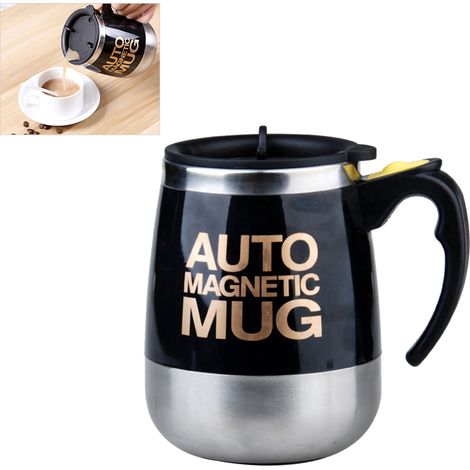 400 ml automatischer Kaffeemixer aus Edelstahl mit Magnetrührfunktion (1/5)