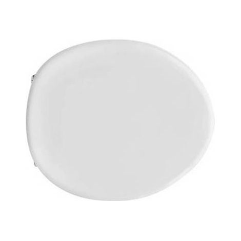 Asiento inodoro blanco para jarrón Azzurra Full 48 ancho 38 cm bisagras fijas