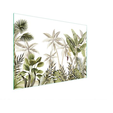 Planche à découper en verre 30x22 feuilles (1/5)