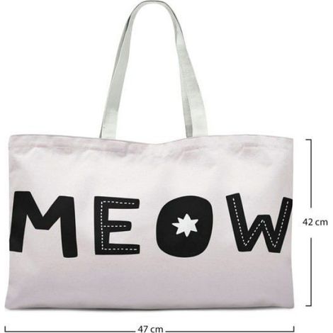 Sac Shopping Coton - Tote Bag Réutilisable 47 x 42 cm - Anse Épaule - 1 Pièce (1/4)