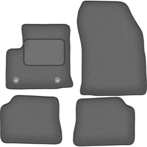 Tappetini per auto in velluto color grafite per: Citroen e-C4 hatchback (2021-) (1/5)