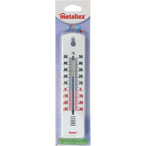 Innen-/Aussenthermometer auf Blisterkarte, aus ABS-Kunststoff (1/2)
