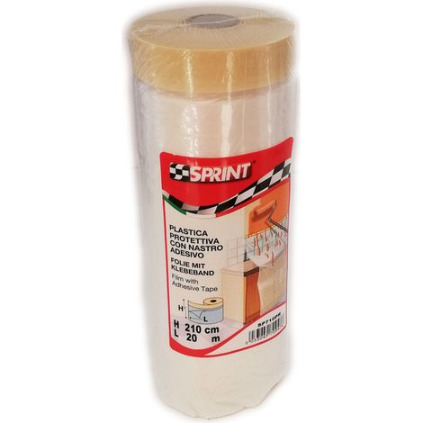 Telo in pvc 210cm x 20mt con nastro adesivo (1/3)