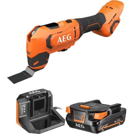 Confezione Utensile multifunzione AEG - BMT18-0 - 18V Brushless - 1 batteria 2.0Ah - 1 caricatore - SETL1820S