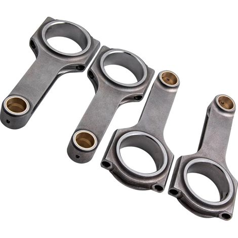 Bielas forjadas de acero 4340, compatibles con motores Rover Serie K 1.8, de hasta 800 CV, con diseño en forma de H. (1/5)
