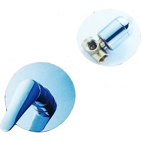 TrAdE Shop Traesio - Miscelatore Doccia Acciaio 52396 Incasso Bagno Monoforo Monocomando Rubinetteria -