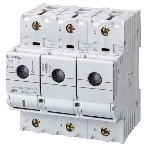 Siemens 5SG7133 Interruptor-seccionador 3P gris