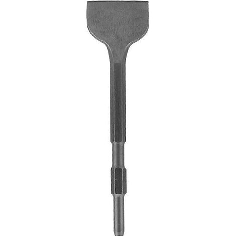 Ciseau à rainurer pour maçonnerie, béton, brique, pierre, carrelage, tige hexagonale pour perceuse à percussion, foret large et plat (1/5)