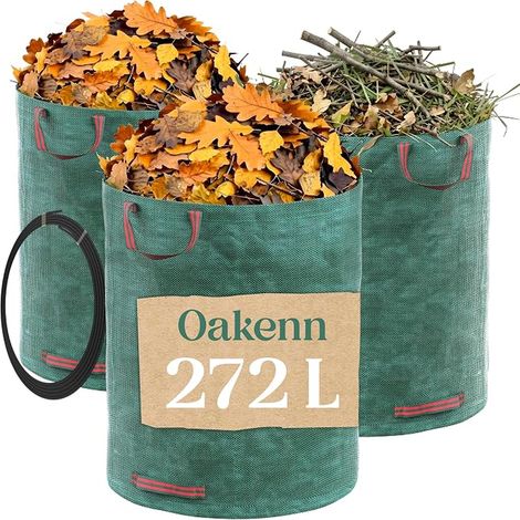 Plant Bags For Greens Herbs Dead Leaves With Handles Heavy Duty 150 g/m² Weave Reusable Garden Bags SJ273 (1/5)