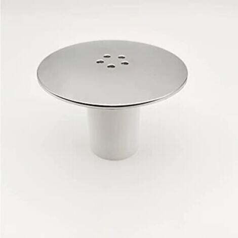 Bonde de douche universelle 115 mm chromée – couvercle de siphon avec débit rapide, remplacement facile pour bac à douche (1/5)