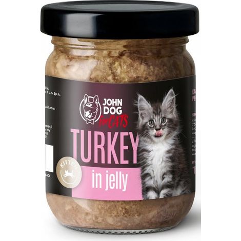 JD per gatti Gattino Cibo umido in gelatina 100 g - Gelatina di tacchino 100 g