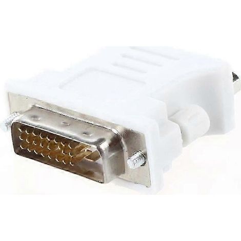 Adaptateur DVI-D mâle 24+1 vers VGA femelle 15 broches (1/4)
