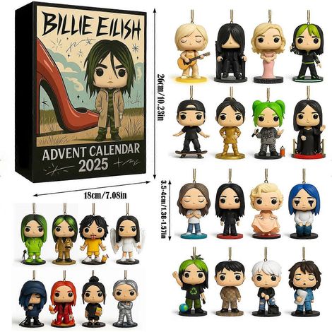 Calendrier de l'Avent Billie Eilish – Coffret surprise pour les fêtes (1/4)