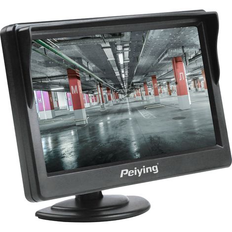 Monitor para coche Peiying de 5" 12 - 24 V CC (1/5)