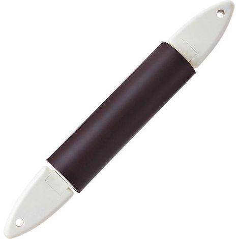 Rouleau à pâtisserie en silicone antiadhésif avec poignées pliables, compatible lave-vaisselle, finition polie (1/4)