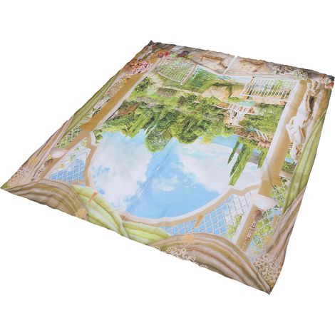 Rideaux décoratifs en polyester style rustique pour salon et chambre (1/5)