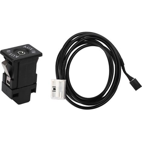Câble AUX Audio Voiture 3.5mm Jack Adaptateur Plug and Play Haute Résistance Remplaçable pour Superb 2008-2011 - Connecteur Automobile, Accessoire de Rechange (1/4)