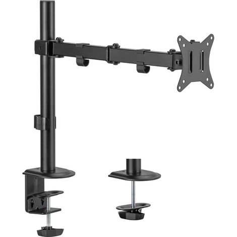 Soporte de escritorio para monitor LCD Maclean MC-753N de 17 a 32 pulgadas, 9 kg, VESA 75 x 75, 100 x 100, brazo extensible ajus (1/5)