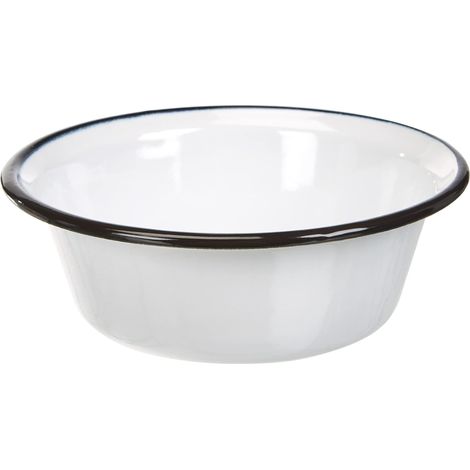Bol en émail Blanc 20 cm (1/4)