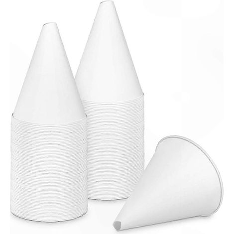Packung mit 50 Einweg-Papiertrichtern zum Umfüllen von Öl, Benzin und anderen Flüssigkeiten, für den Einsatz im Automobilbereich und in der Küche. (1/5)