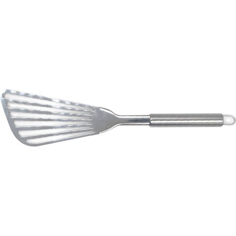 Spatule à poisson en acier inoxydable, spatule pour frire le poisson, spatule pour œufs au plat, spatule à long manche pour la cuisine (1/4)