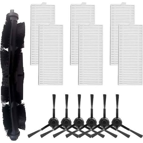 Set mit 13 Hauptseitenbürsten für Tapo RV10 RV30 Saugroboter, 1 Hauptwalzenbürste, 6 Filter, 6 Bürsten (1/5)