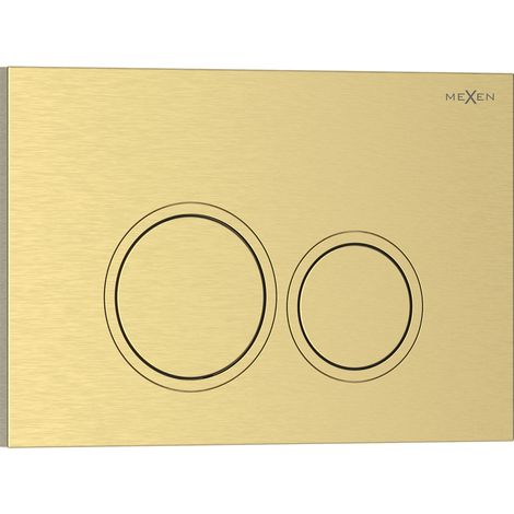 Mexen Tex 01 Spültaste, gebürstetes Gold - 6101-11 (1/2)