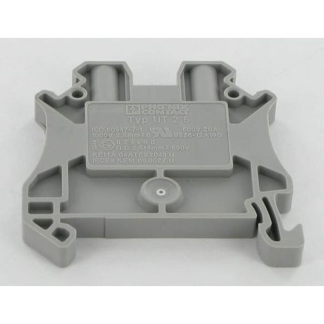 Phoenix Contact – Boîtier de jonction 1 étage – Type de raccordement à visser – Section câble 0.14 à 4 mm² – Tension 1 kV – Température -50 à +110°C (1/8)