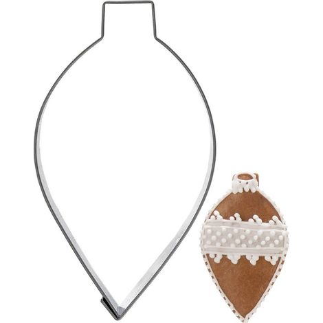 Tagliabiscotti in acciaio, a forma di pallina, 9 cm
