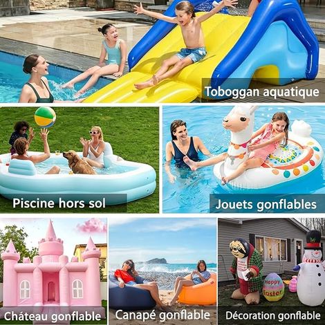 Patch Autocollant étanche pour châteaux gonflables, Anneaux de Natation, flotteurs de Piscine, Articles gonflables et Jouets Aquatiques (1/3)