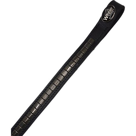 Cob, Nero: Winner Leder Faceplate mit brünierten Clinchern