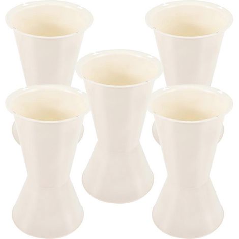 Lot de 5 supports à fleurs en plastique pour bouquets de mariage, base florale, fournitures pour fleuristes (1/5)