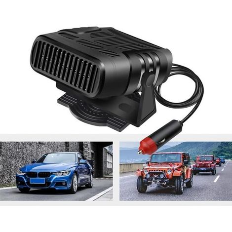 D'APPOINT,12V Chauffage de Voiture,Portable Dégivreur Désembuer,Réchauffeur Rapide, 90° à 360° Réglable avec Purification de l'air (1/4)