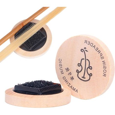 Outil pour archet - Nettoyant pour colophane - Entretien des instruments à cordes - Outil pour colophane naturelle - 5,9 cm - Non spécifié (1/5)