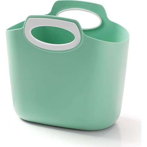 Sac Plastique, Conteneur multifonction, avec Poignée, Vert menthe GF87007644 L (1/5)